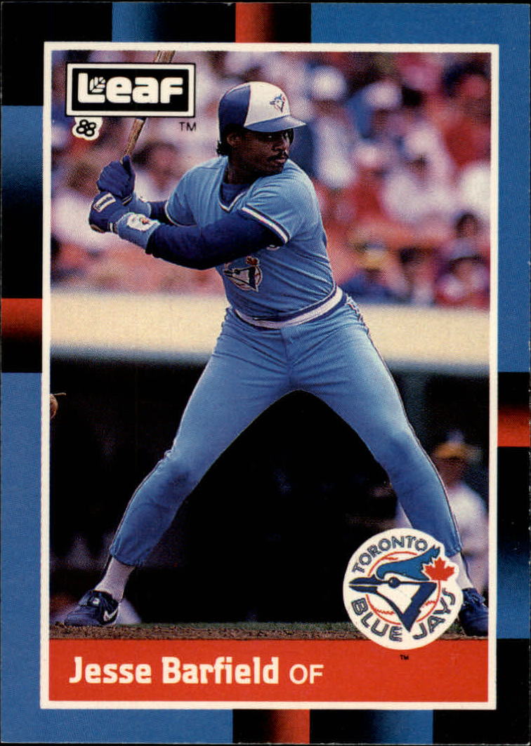 1988 Leaf/Donruss Baseball Cards       225     Jesse Barfield